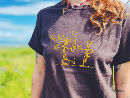 T-shirt chocolat
